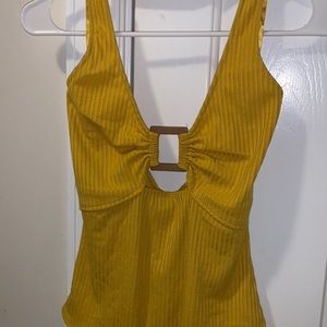 Wild Fable halter neck square ring bodysuit